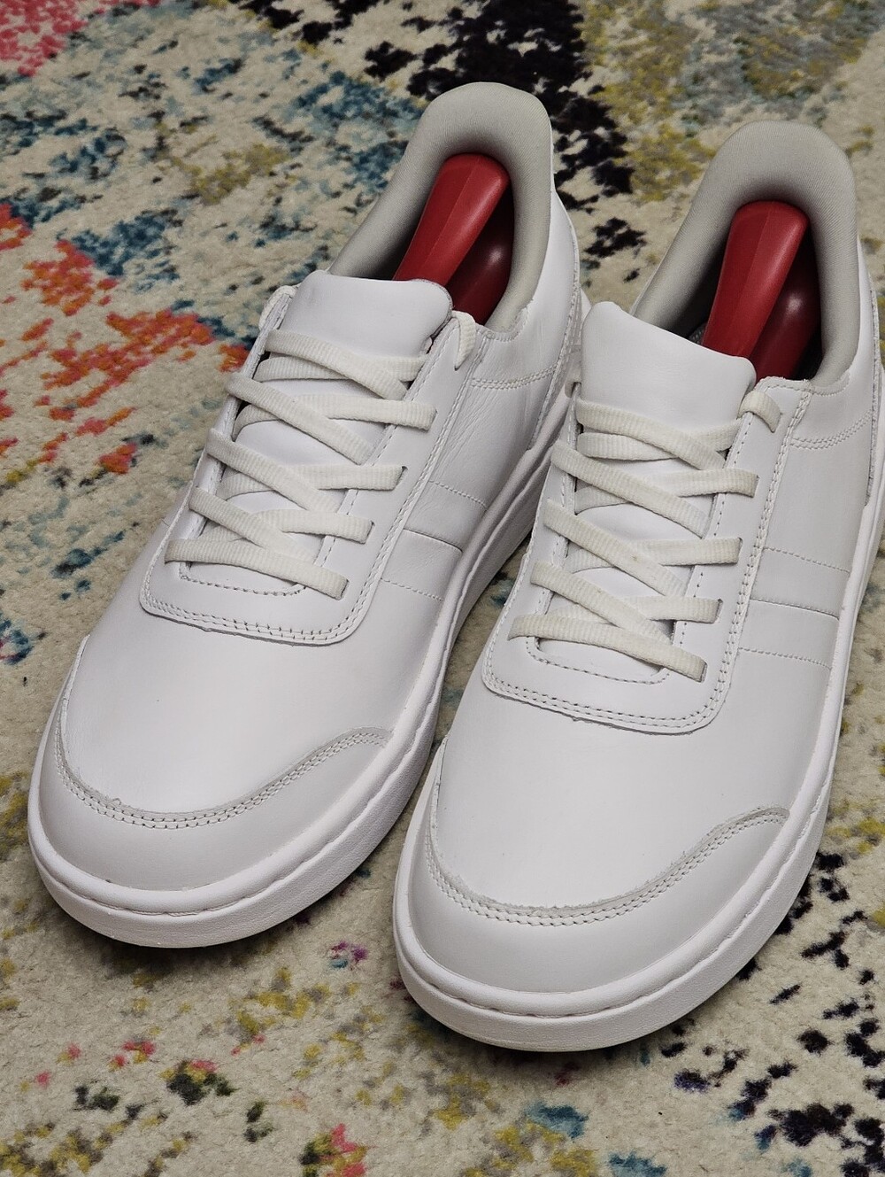Orthofeet Wander Women's 8.5 B White Leather Hands Free Walking Shoes 81104